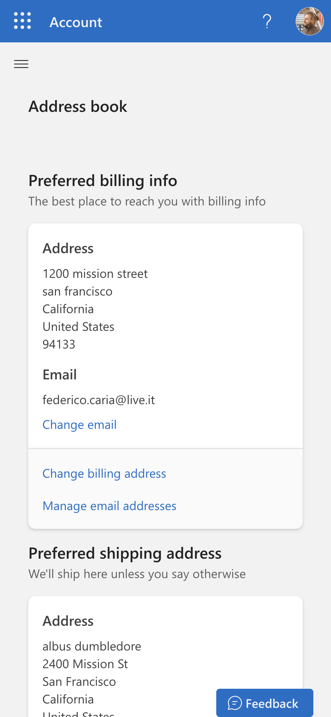 Mobile screenshot of Microsoft