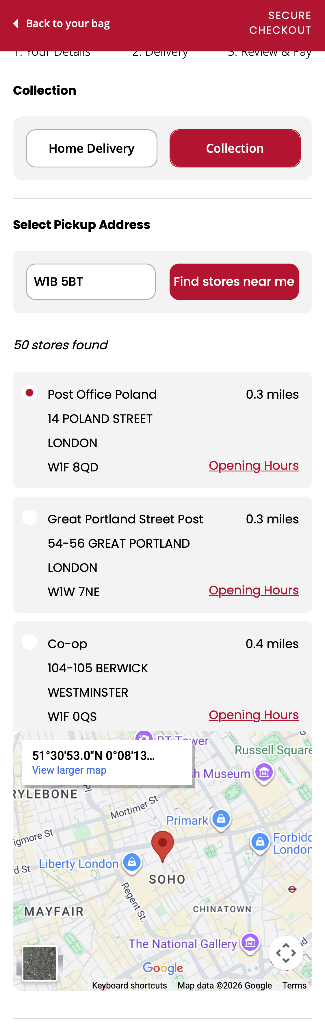 Mobile screenshot of Hamleys
