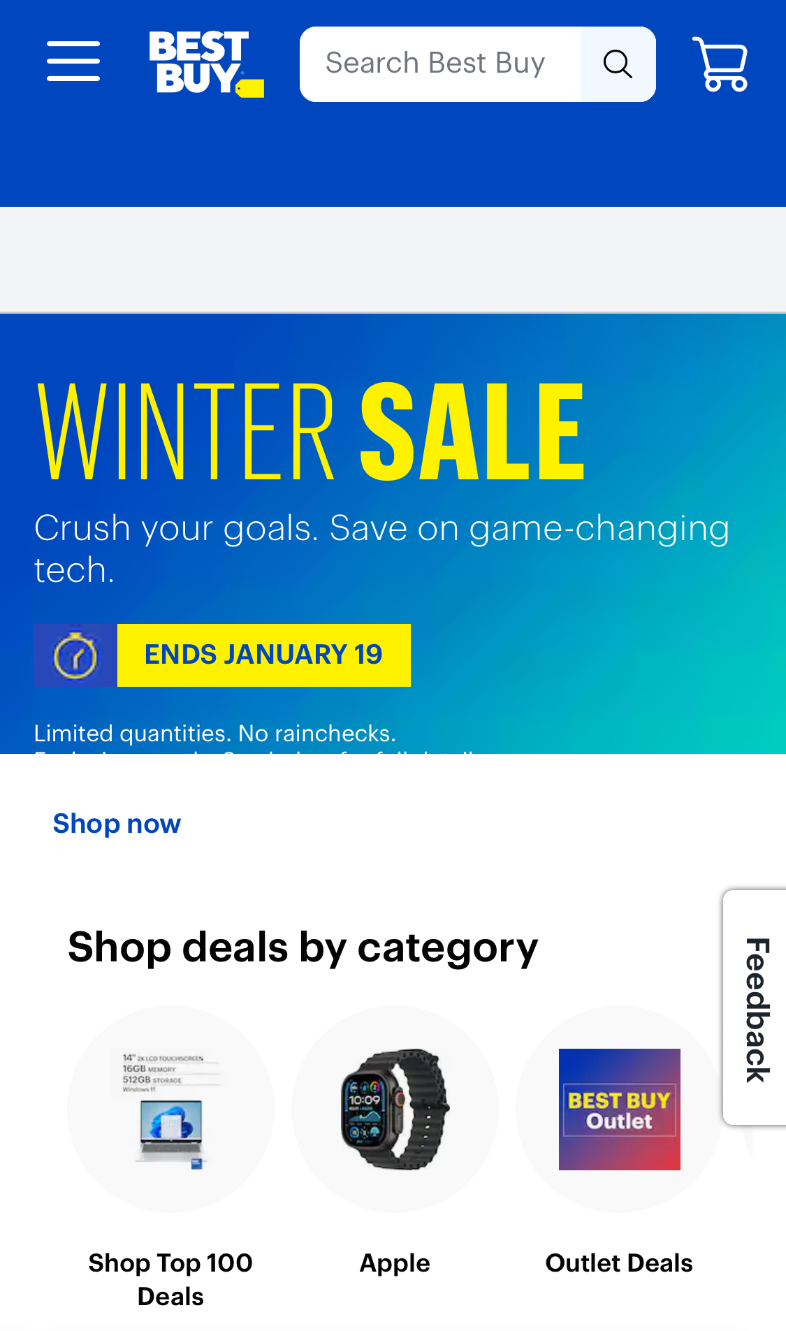 Mobile screenshot of Best Buy