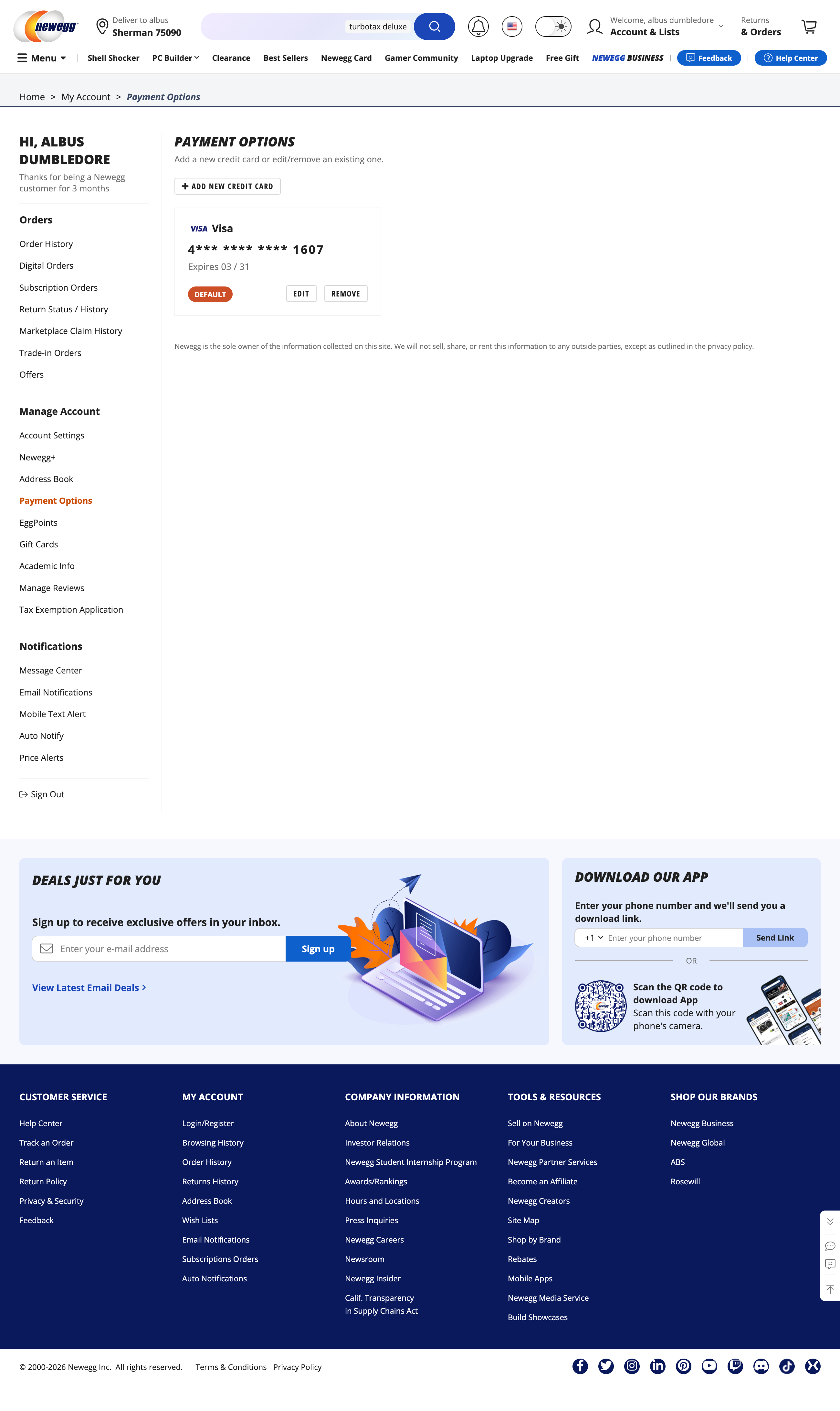 Desktop screenshot of Newegg