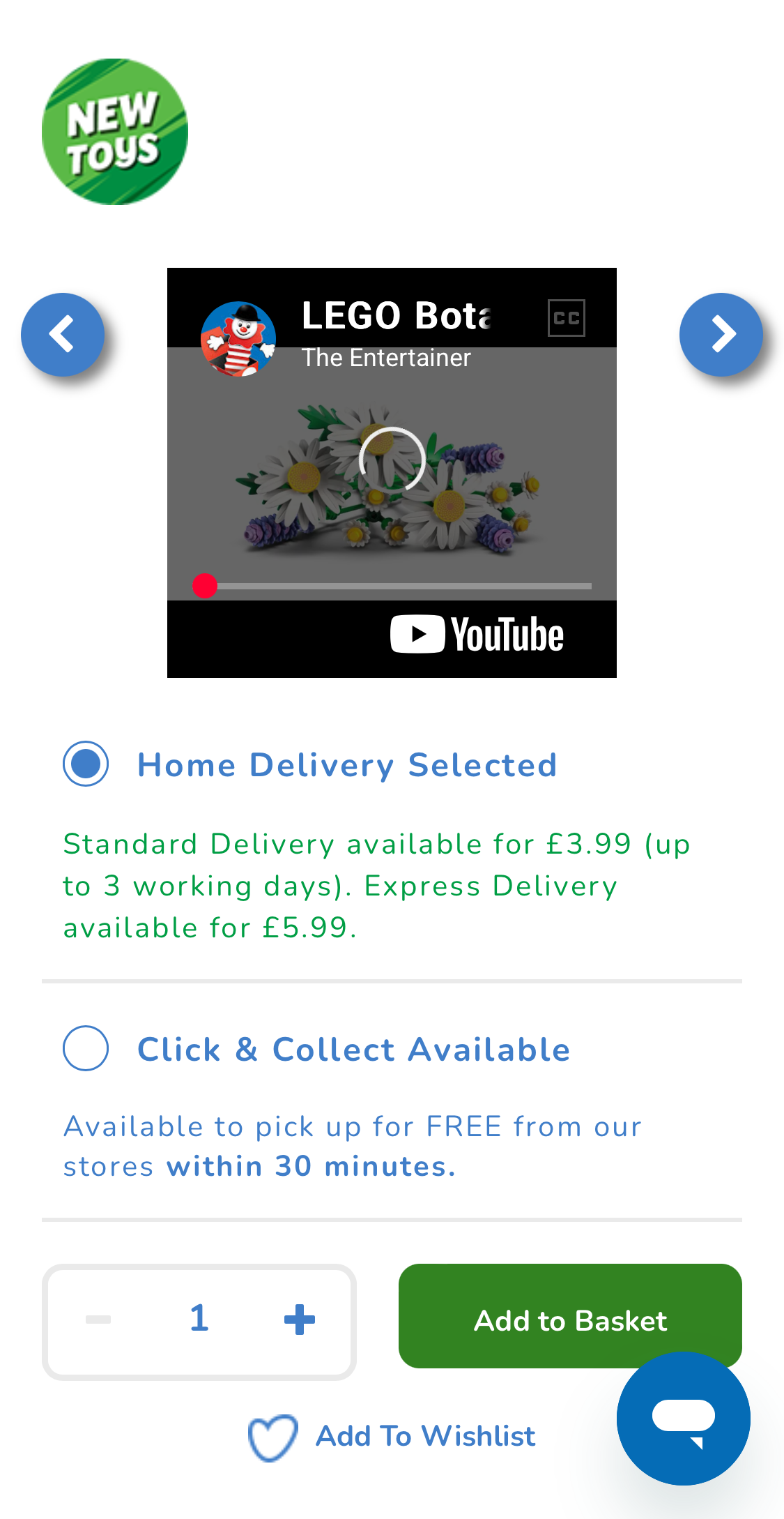 Mobile screenshot of The Entertainer (TheToyShop.com)