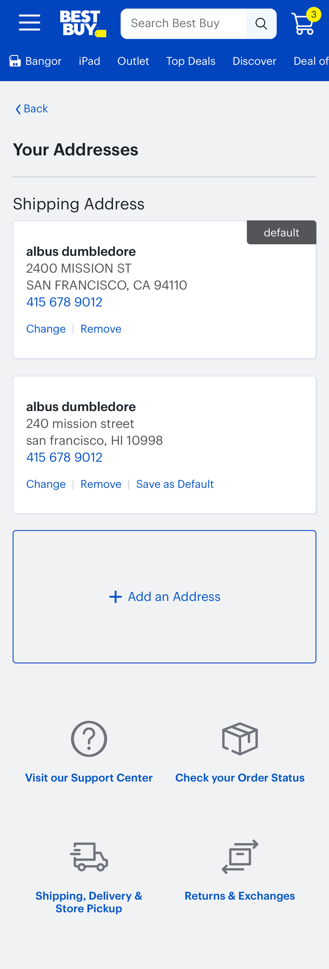 Mobile screenshot of Best Buy