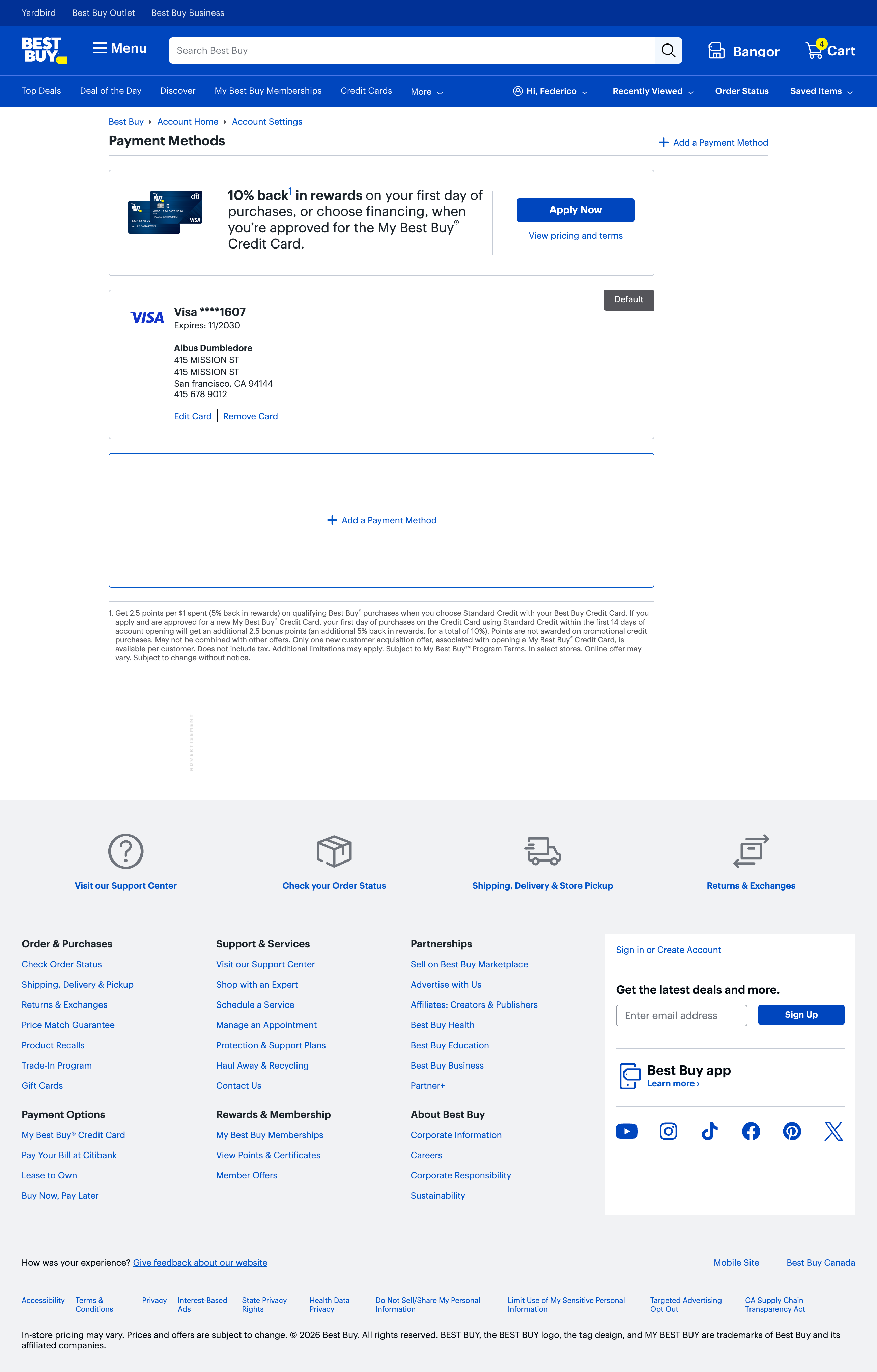 Desktop screenshot of Best Buy