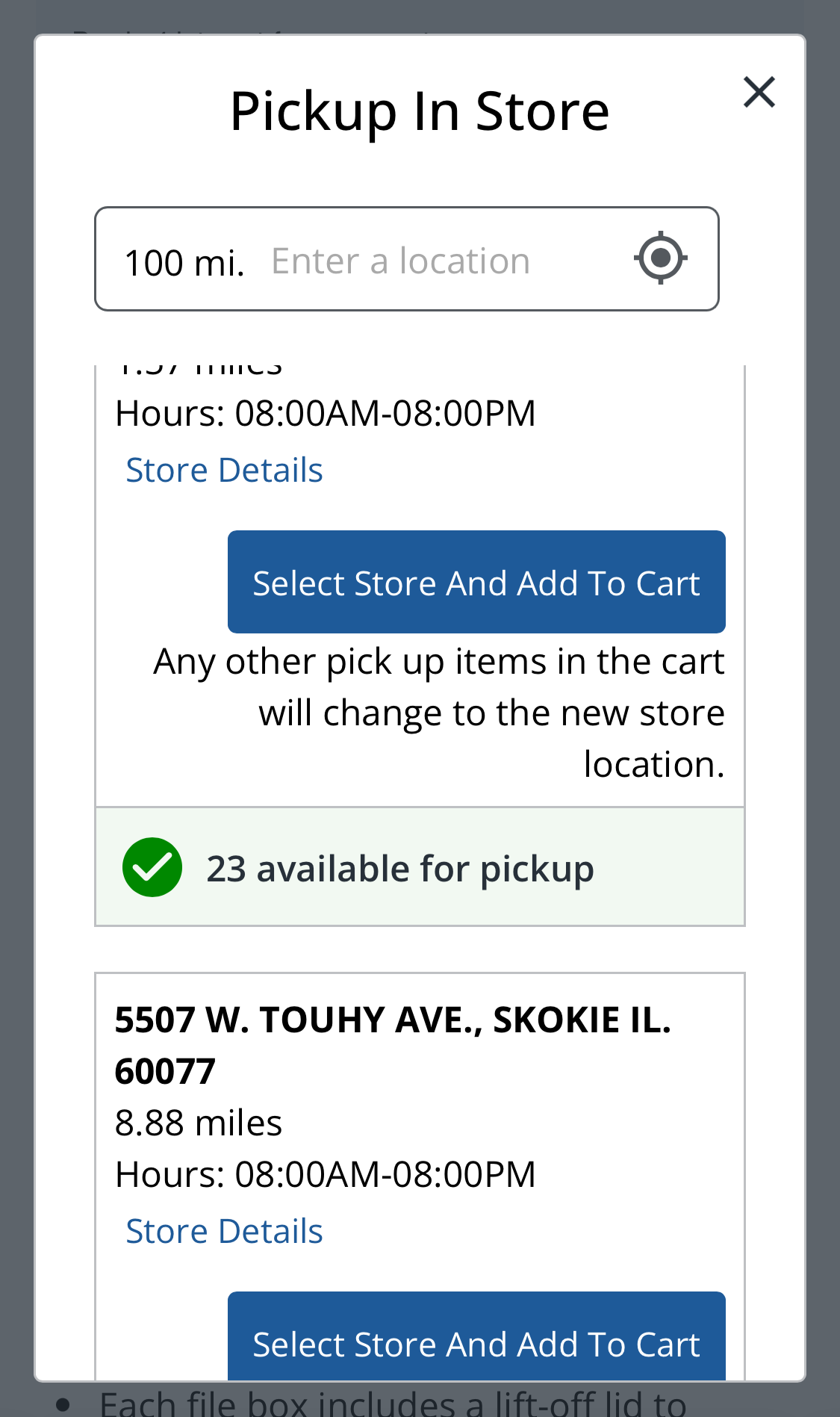 Mobile screenshot of Office Depot