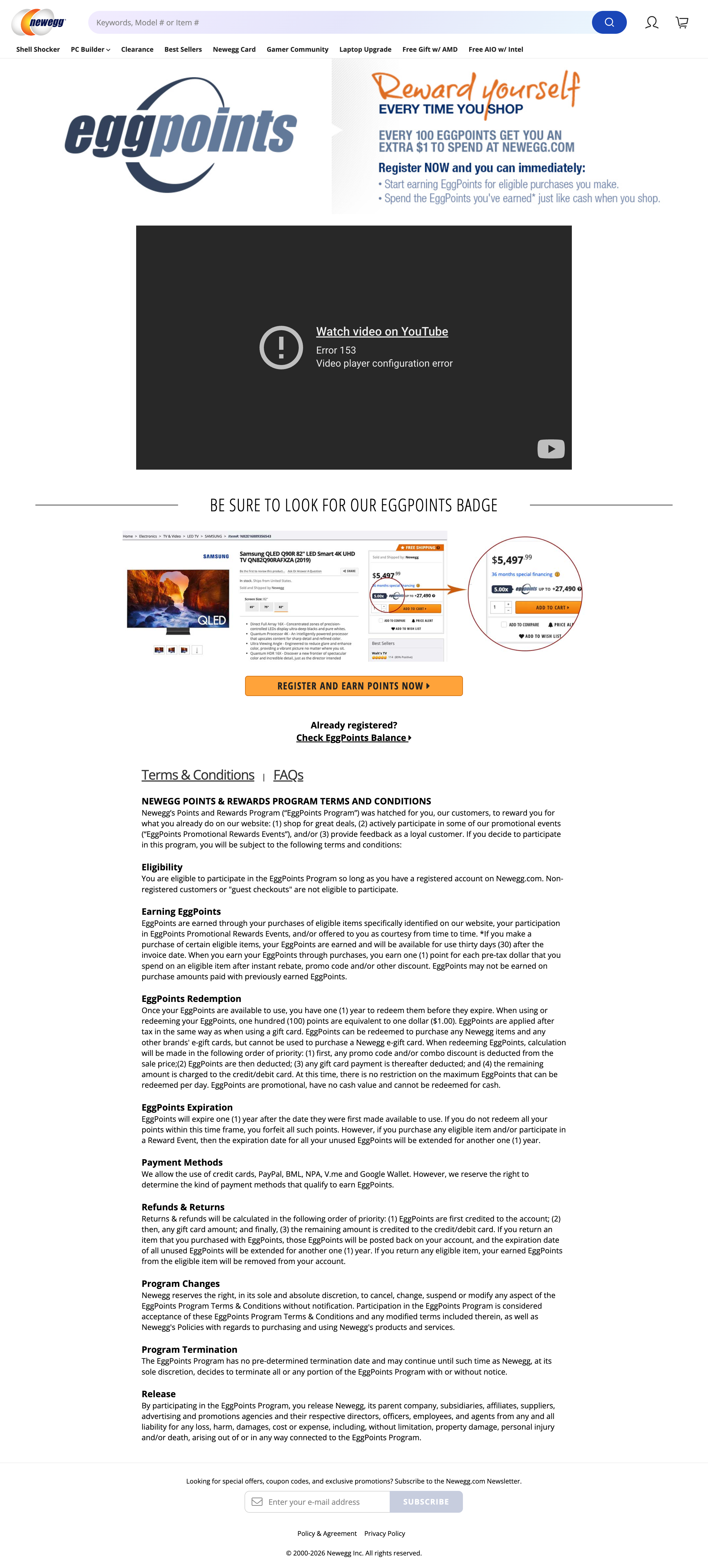 Desktop screenshot of Newegg