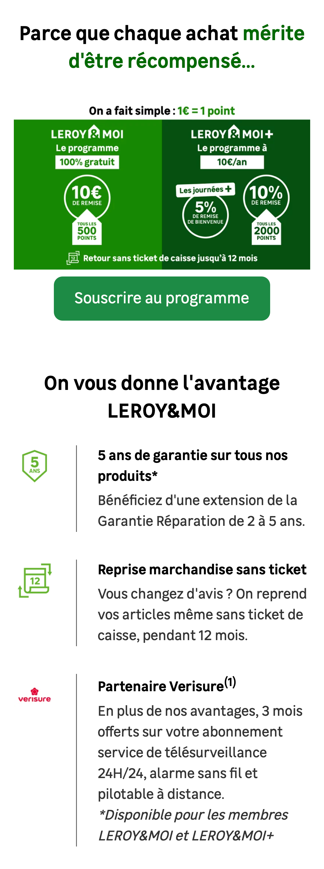 Mobile screenshot of Leroy Merlin