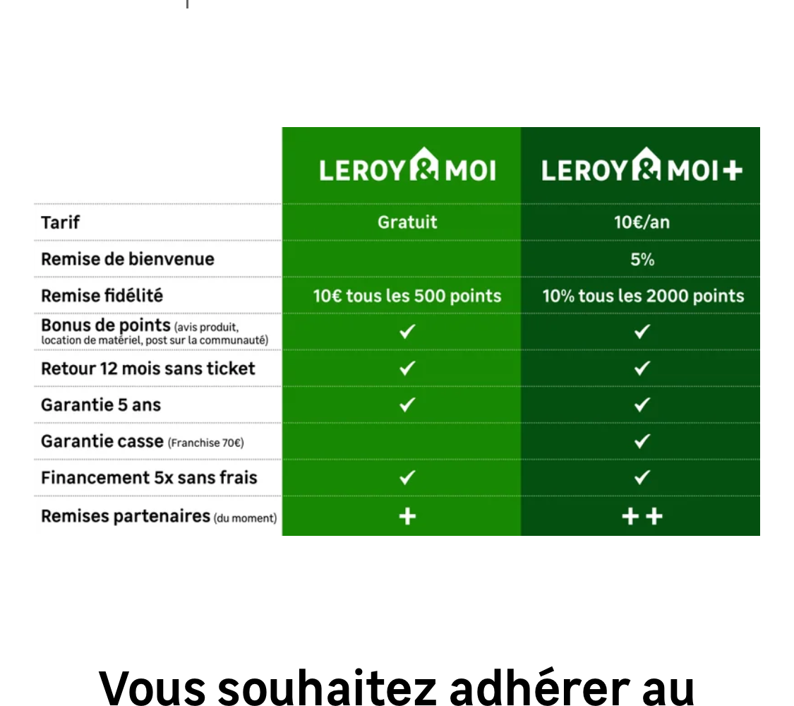 Mobile screenshot of Leroy Merlin