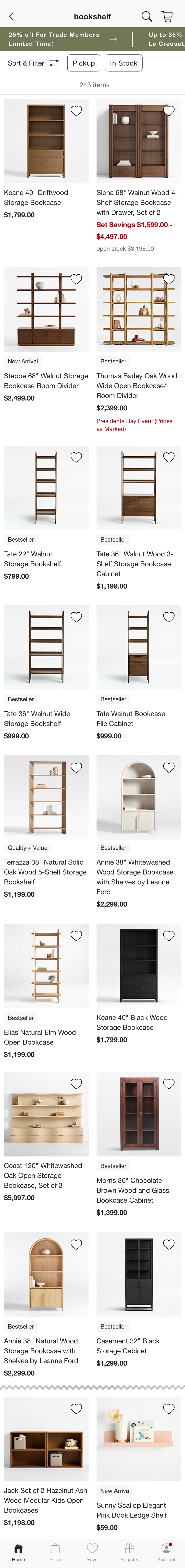 Mobile screenshot of Crate & Barrel