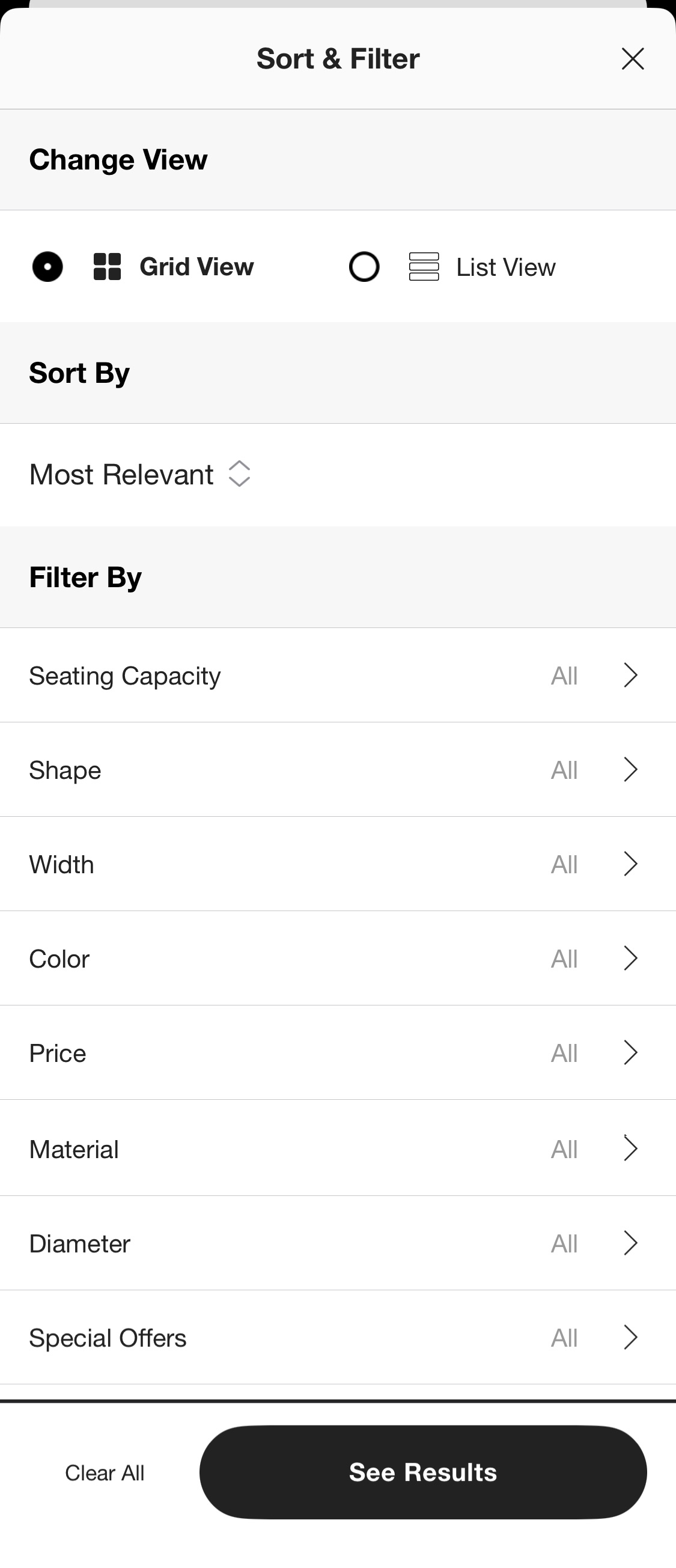 Mobile screenshot of Crate & Barrel