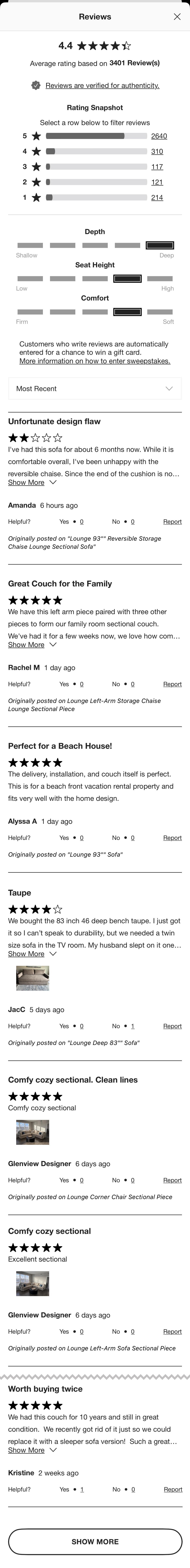 Mobile screenshot of Crate & Barrel