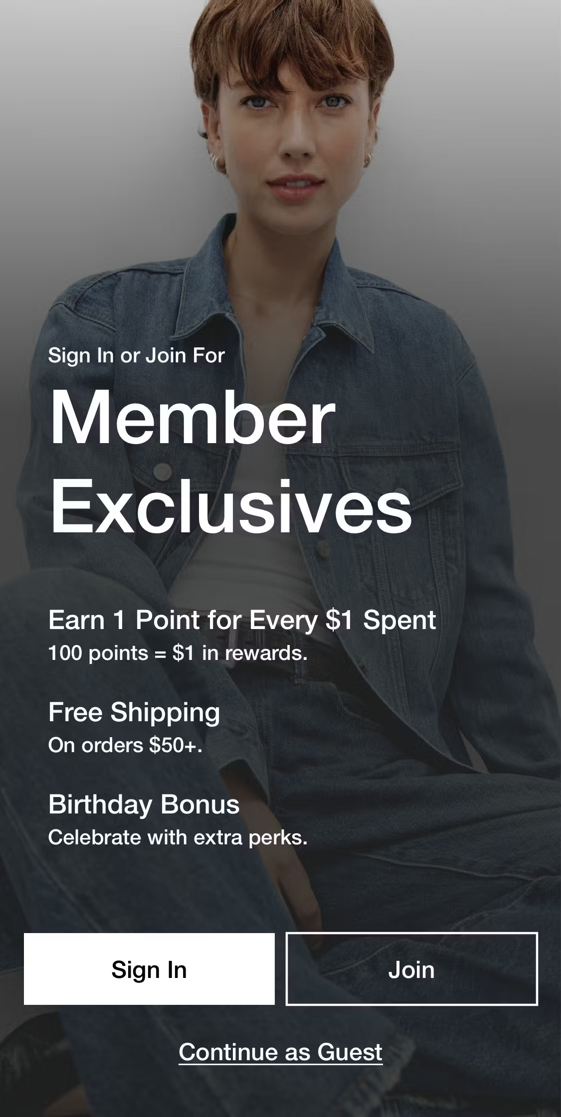 Mobile screenshot of GAP