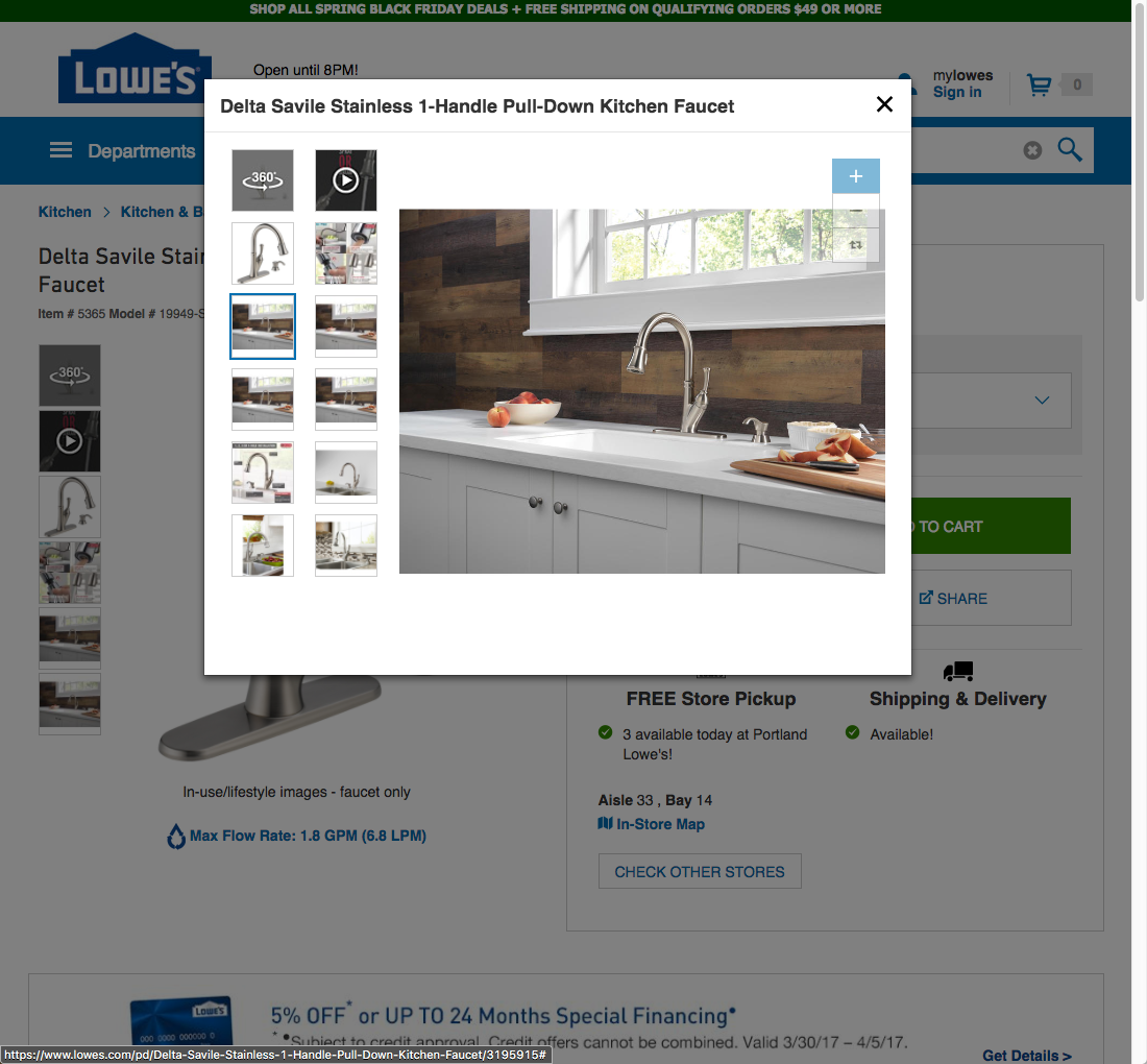 Desktop screenshot of Lowe’s
