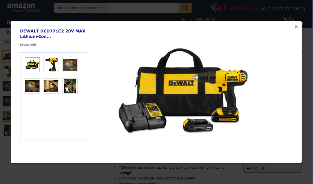 Desktop screenshot of Amazon