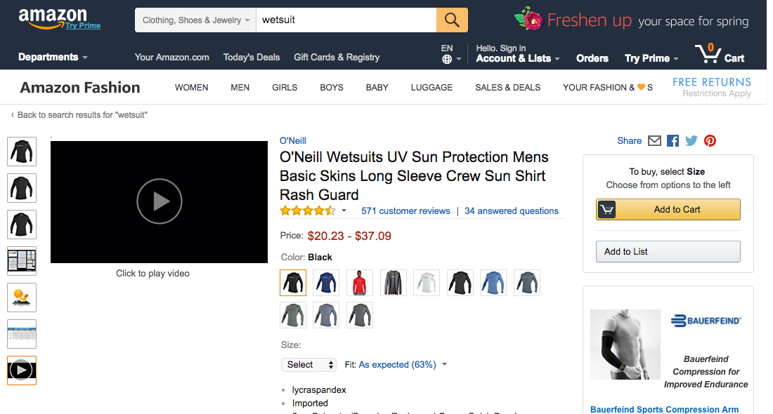 Desktop screenshot of Amazon