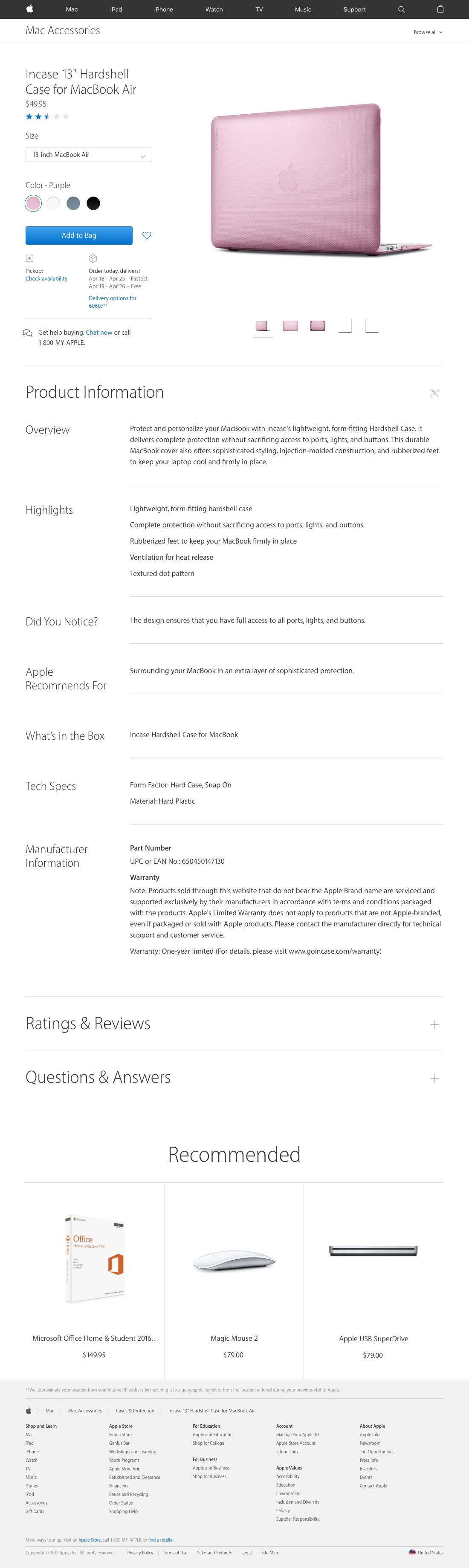 Desktop screenshot of Apple