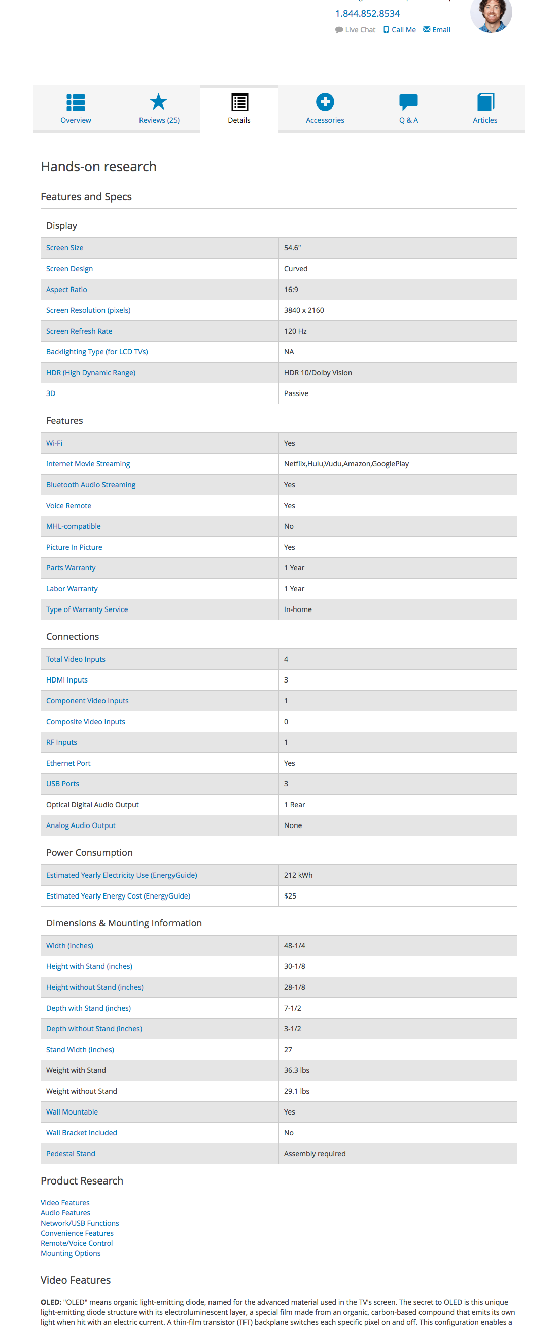 Crutchfield’s Spec Sheet 255 of 274 Spec Sheet Examples Baymard