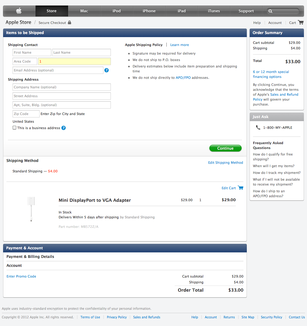 Desktop screenshot of Apple