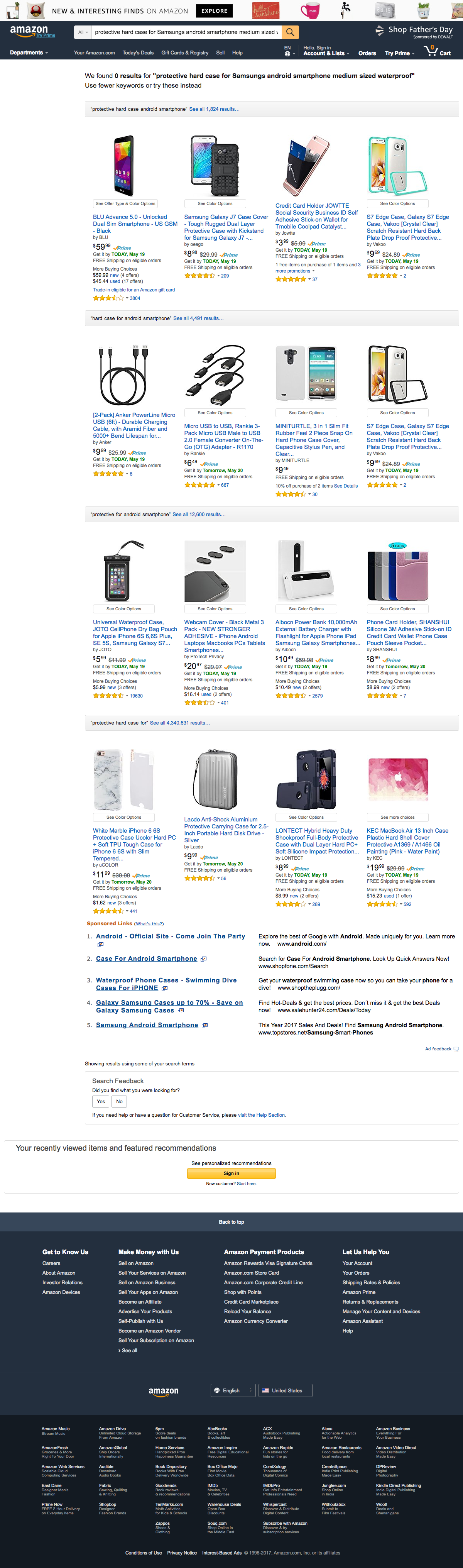 Desktop screenshot of Amazon