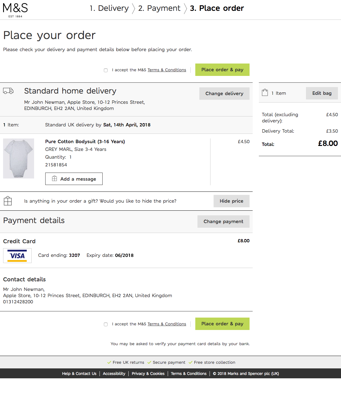 Marks & Spencer’s Review Order 460 of 515 Review Order Examples