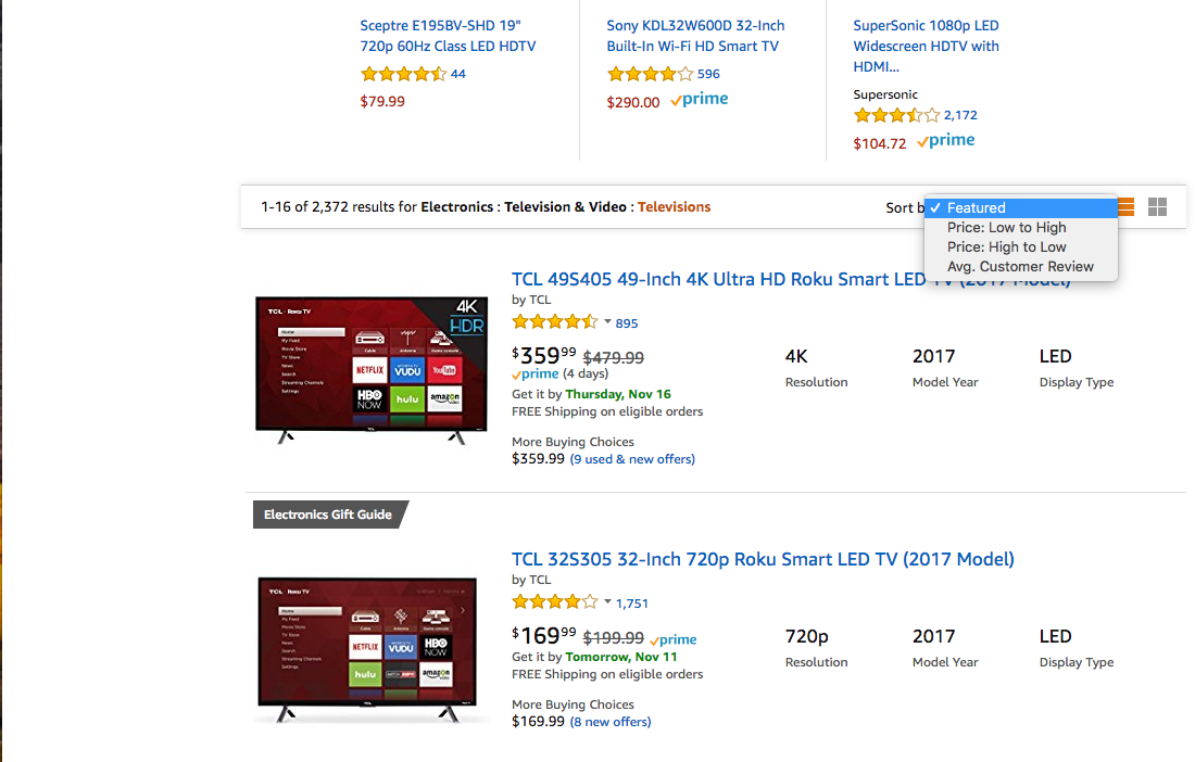 Desktop screenshot of Amazon