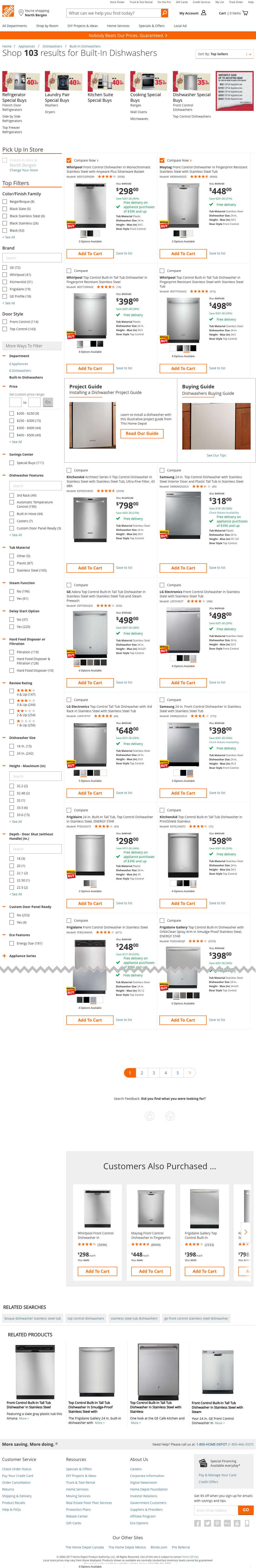 Desktop screenshot of Home Depot