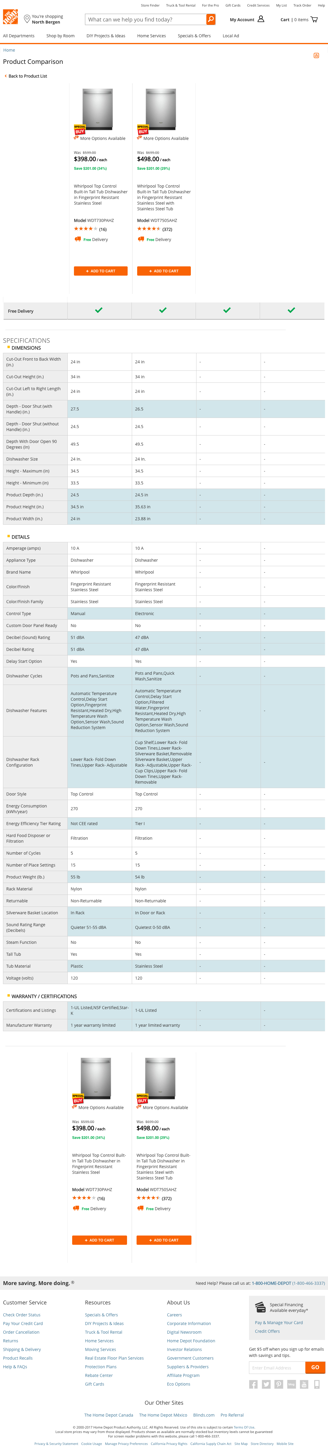 Desktop screenshot of Home Depot