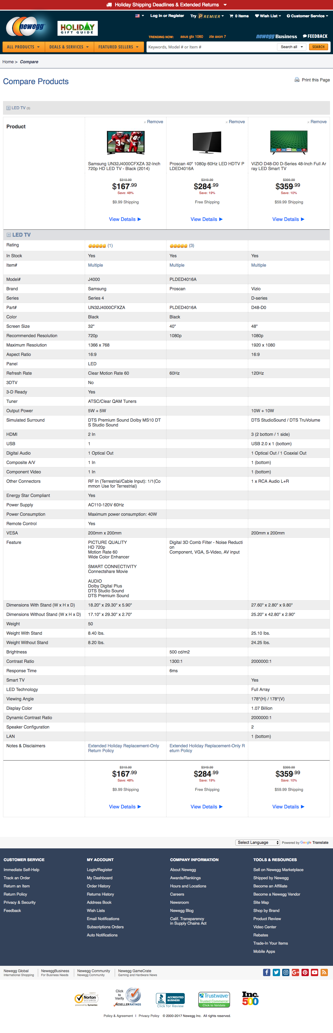 Desktop screenshot of Newegg