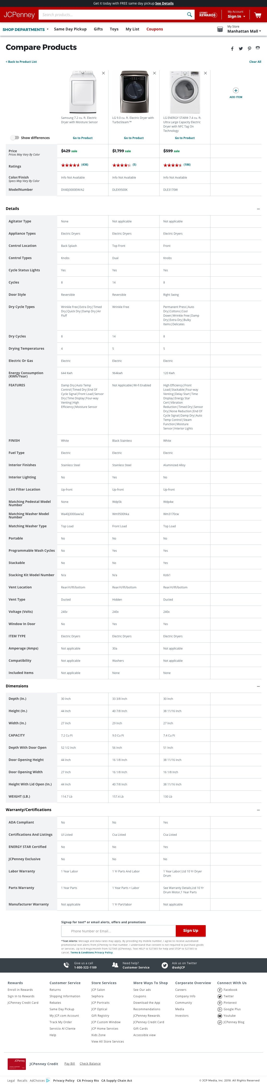 Desktop screenshot of JCPenney