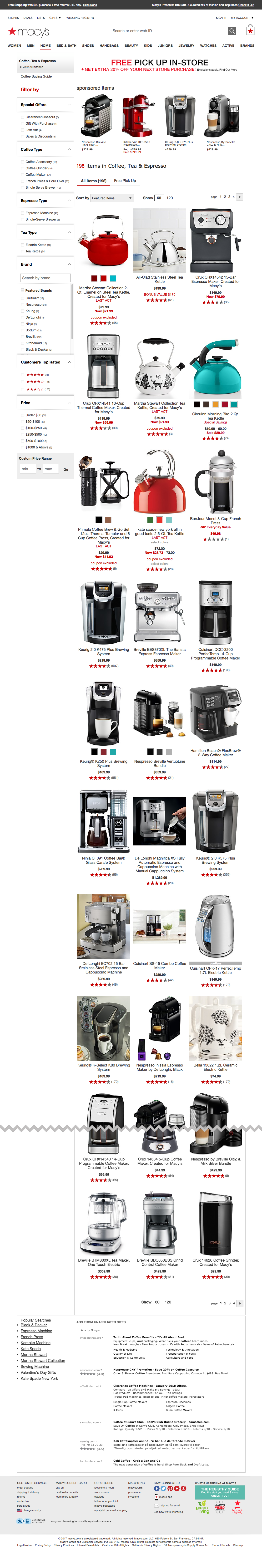 Desktop screenshot of Macy’s