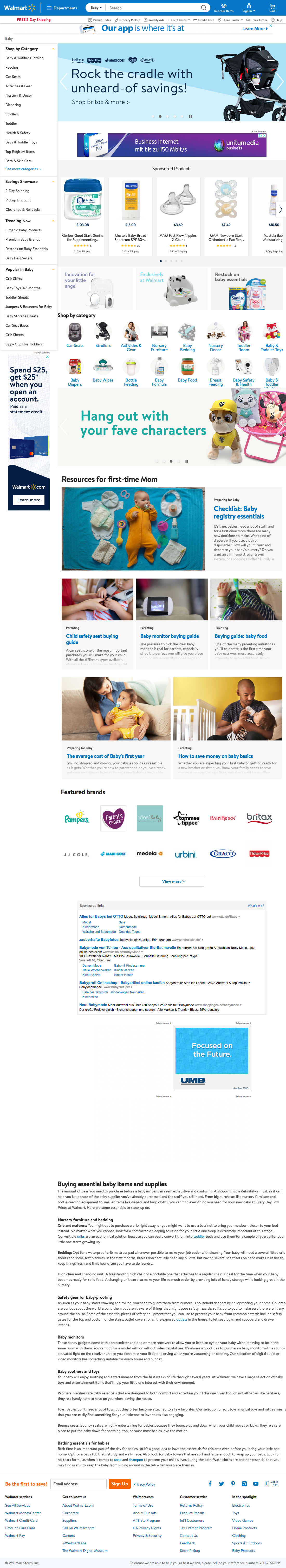 Desktop screenshot of Walmart