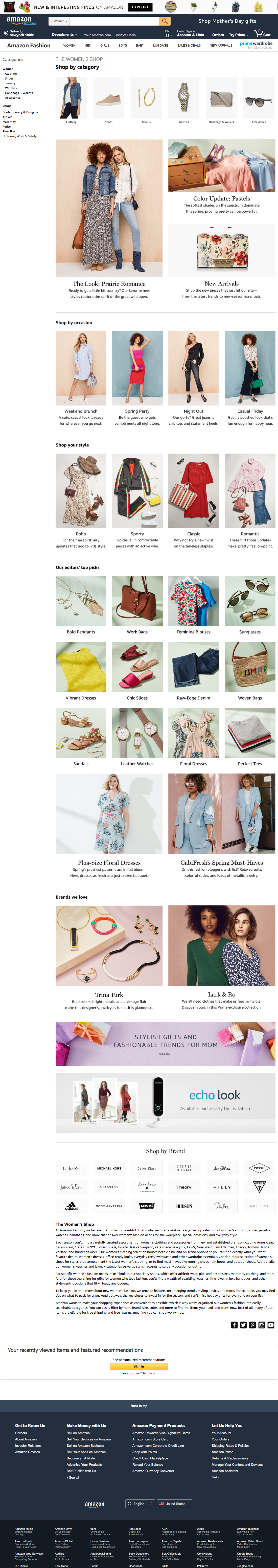 Desktop screenshot of Amazon