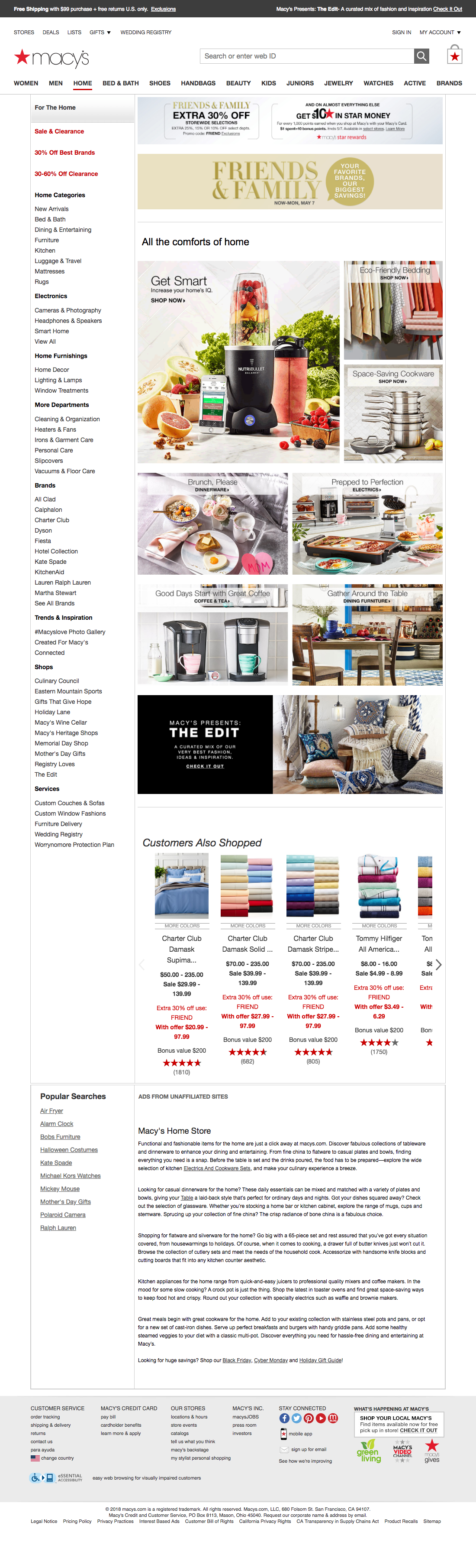 Desktop screenshot of Macy’s