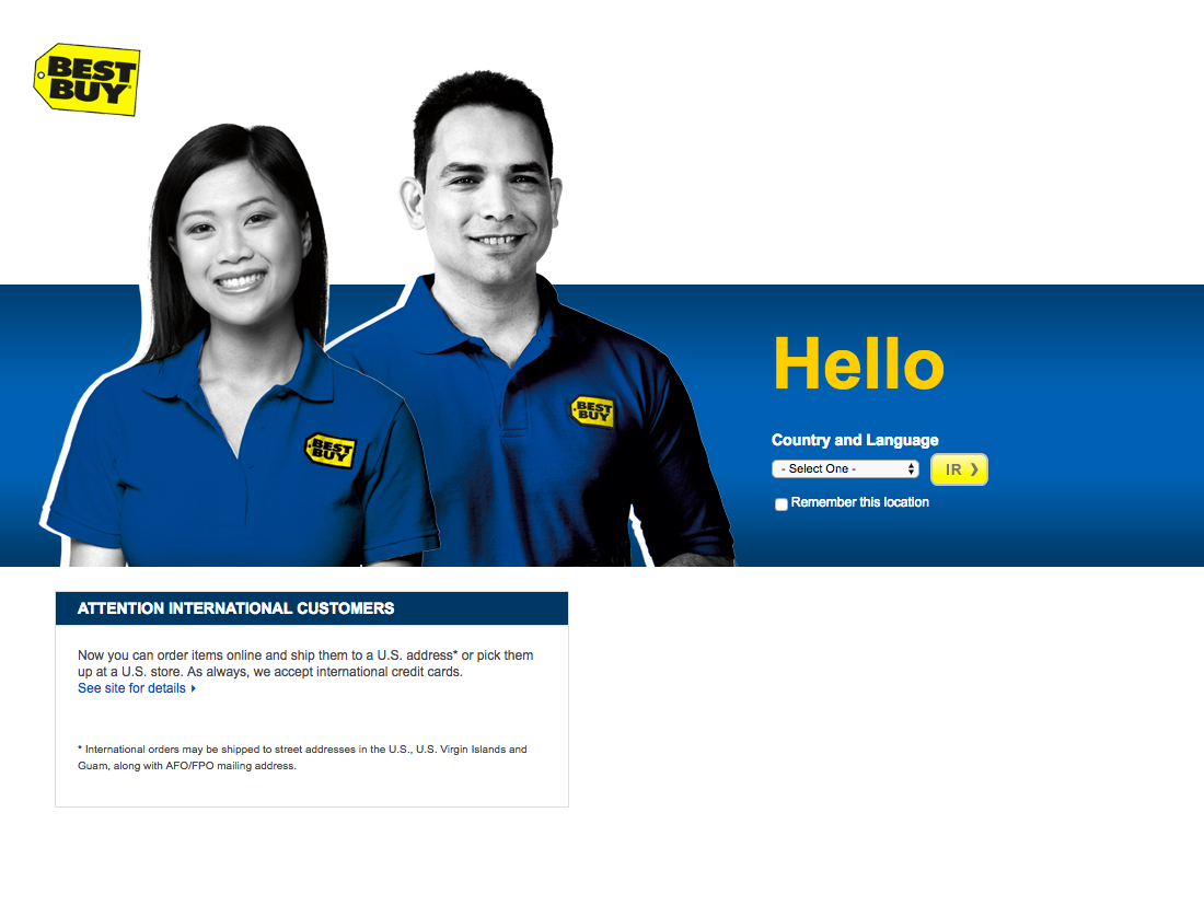 Desktop screenshot of Best Buy