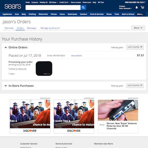 75 ‘Orders Overview’ Design Examples – Baymard Institute