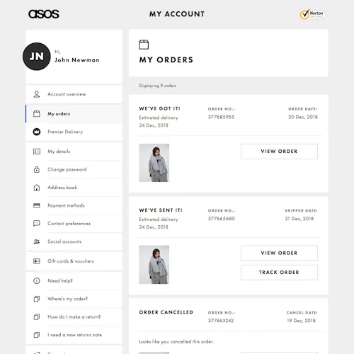73 ‘Orders Overview’ Design Examples – Baymard Institute