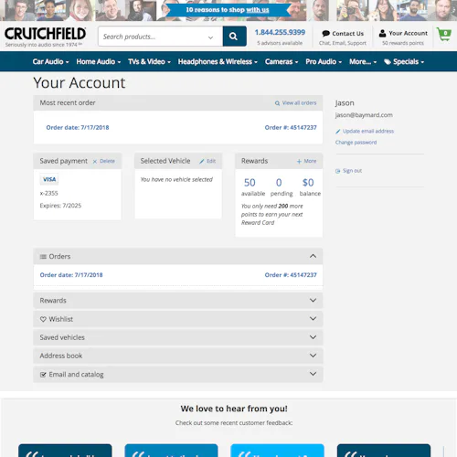 73 ‘Orders Overview’ Design Examples – Baymard Institute