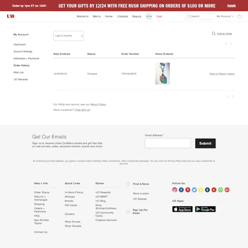 73 ‘Orders Overview’ Design Examples – Baymard Institute
