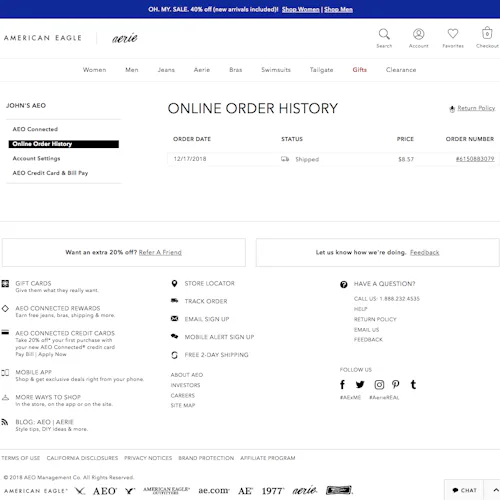 73 ‘Orders Overview’ Design Examples – Baymard Institute
