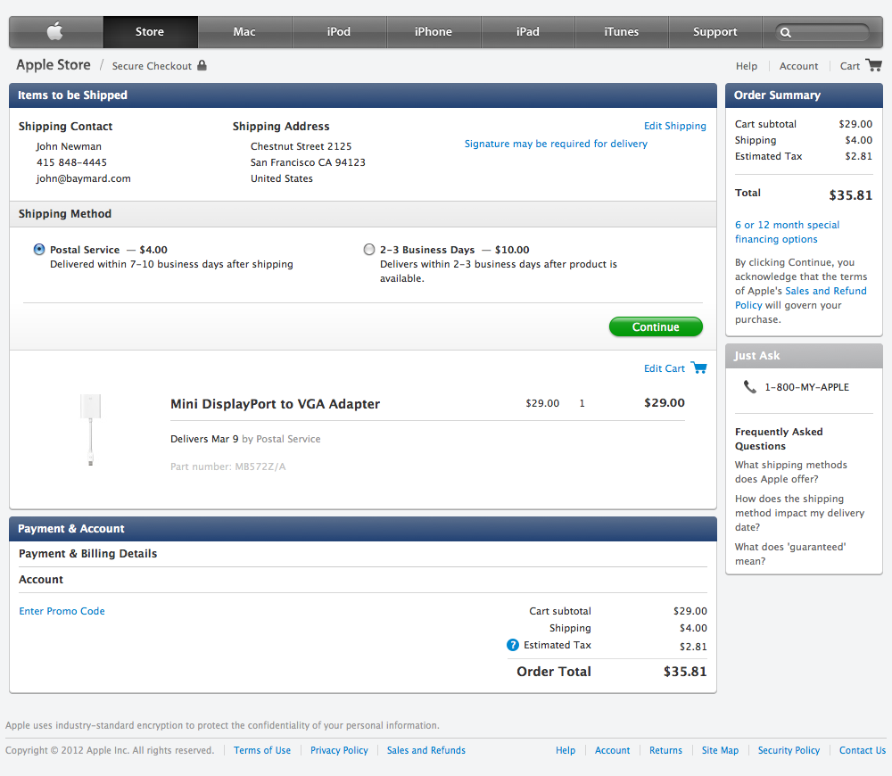 Desktop screenshot of Apple