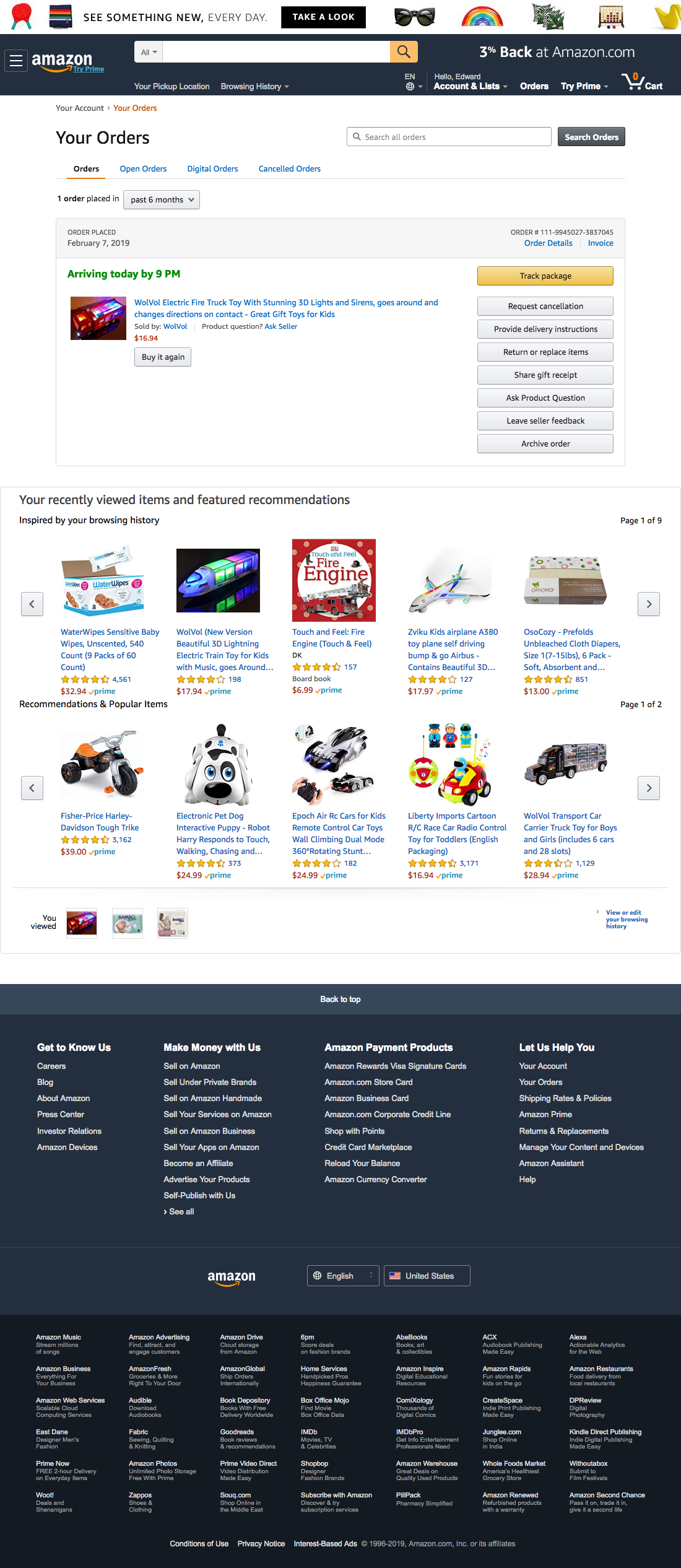 Desktop screenshot of Amazon