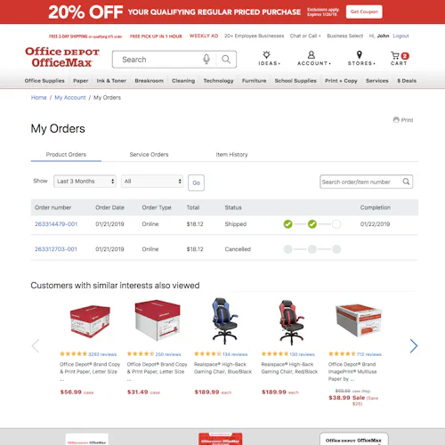 73 ‘Orders Overview’ Design Examples – Baymard Institute