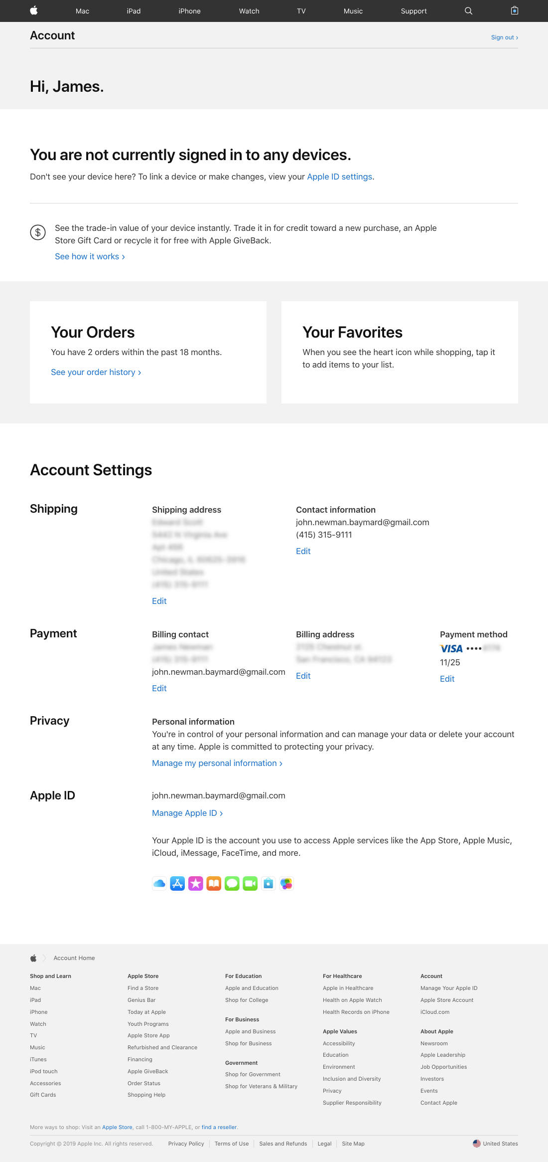 Desktop screenshot of Apple