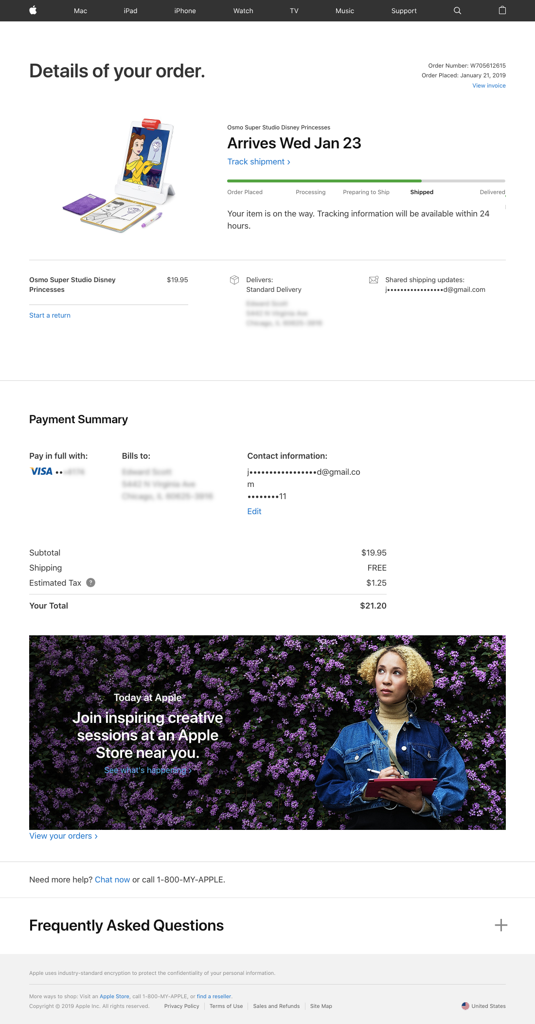 Desktop screenshot of Apple