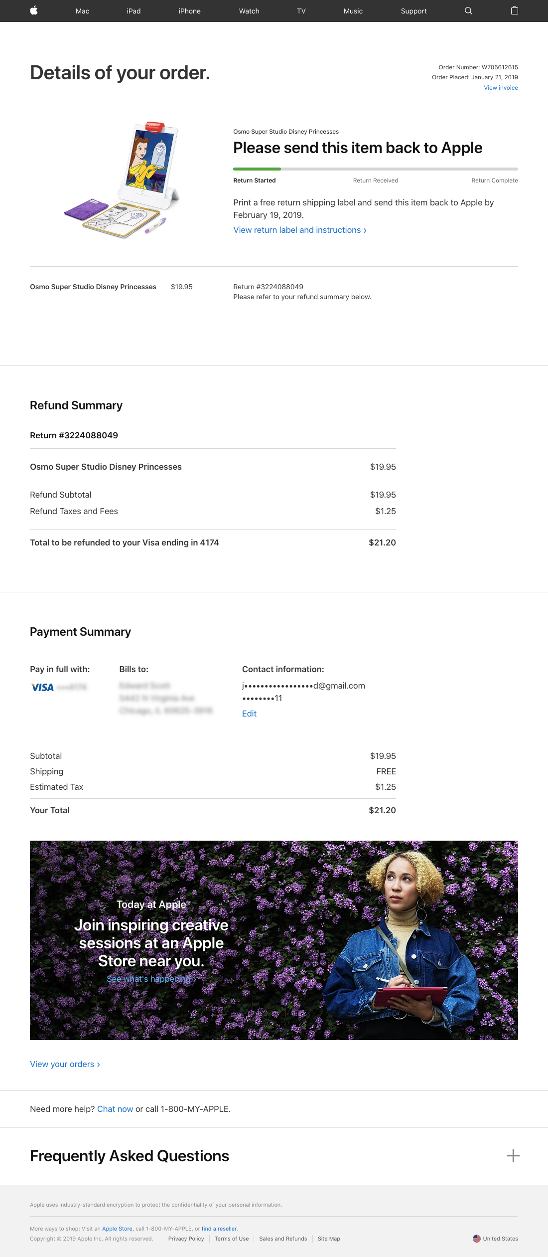 Desktop screenshot of Apple