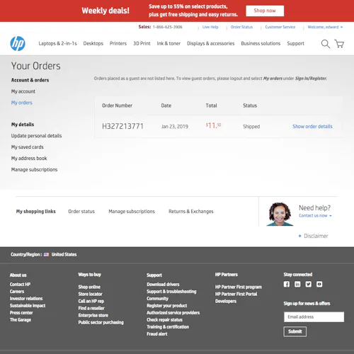 75 ‘Orders Overview’ Design Examples – Baymard Institute