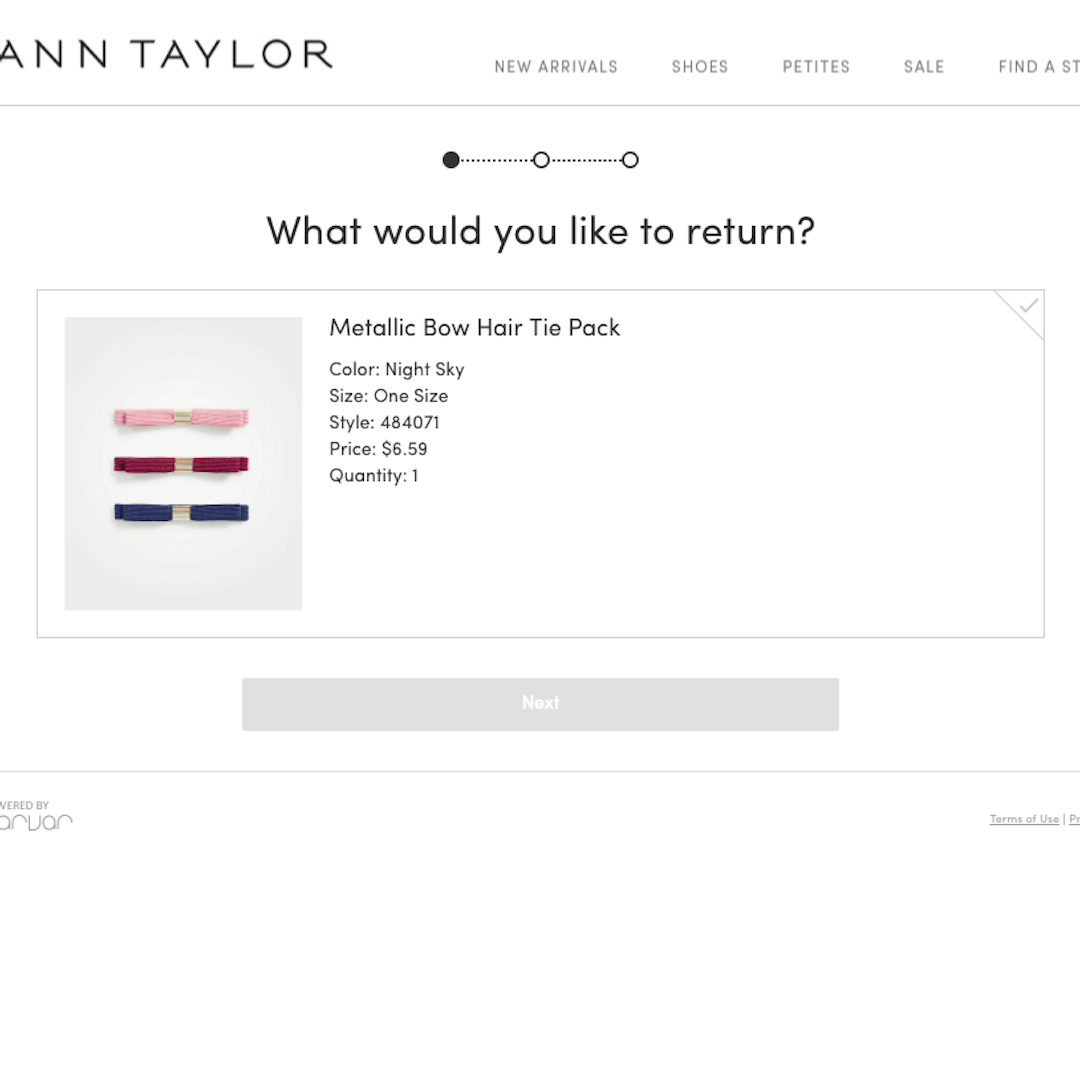 52 ‘Order Returns’ Design Examples – Baymard Institute