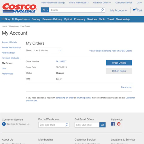 73 ‘Orders Overview’ Design Examples – Baymard Institute