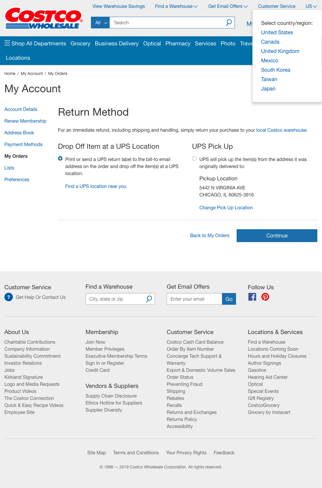 Costco’s Order Returns 123 of 130 Order Returns Examples Baymard