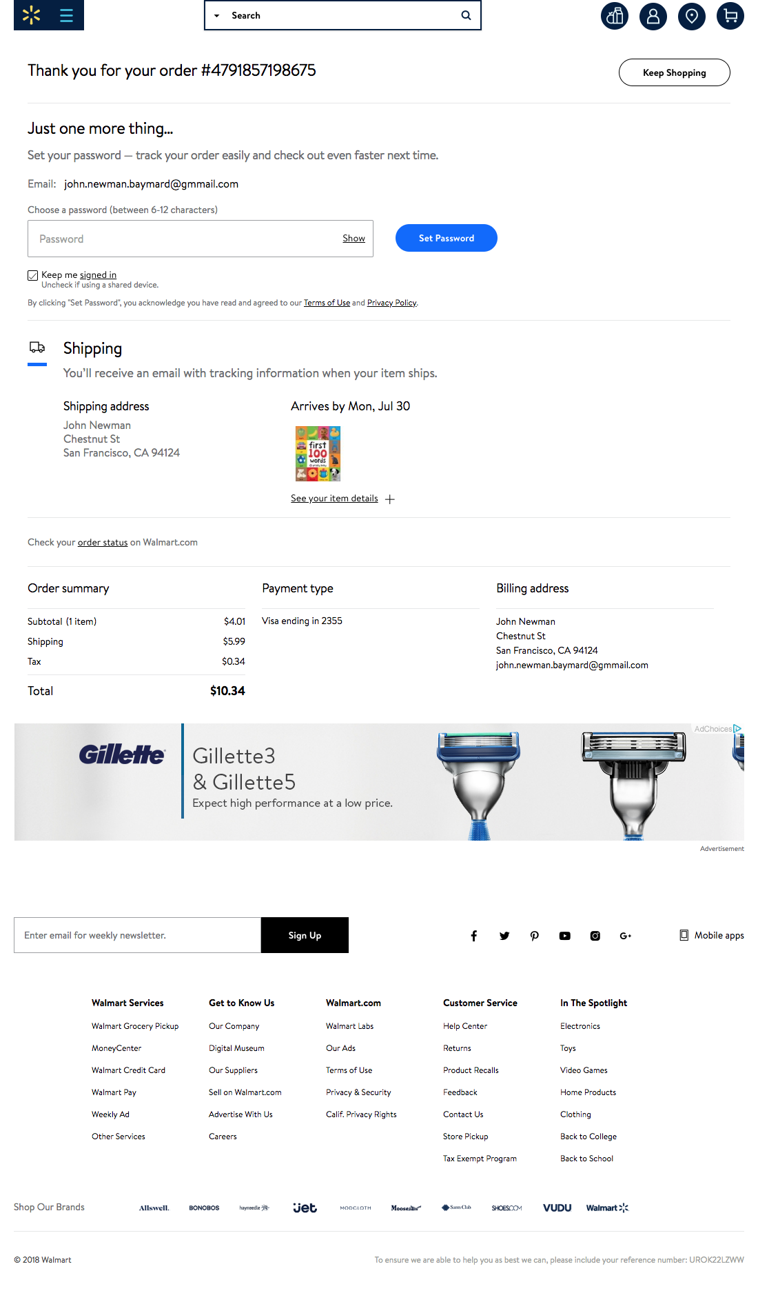 Desktop screenshot of Walmart