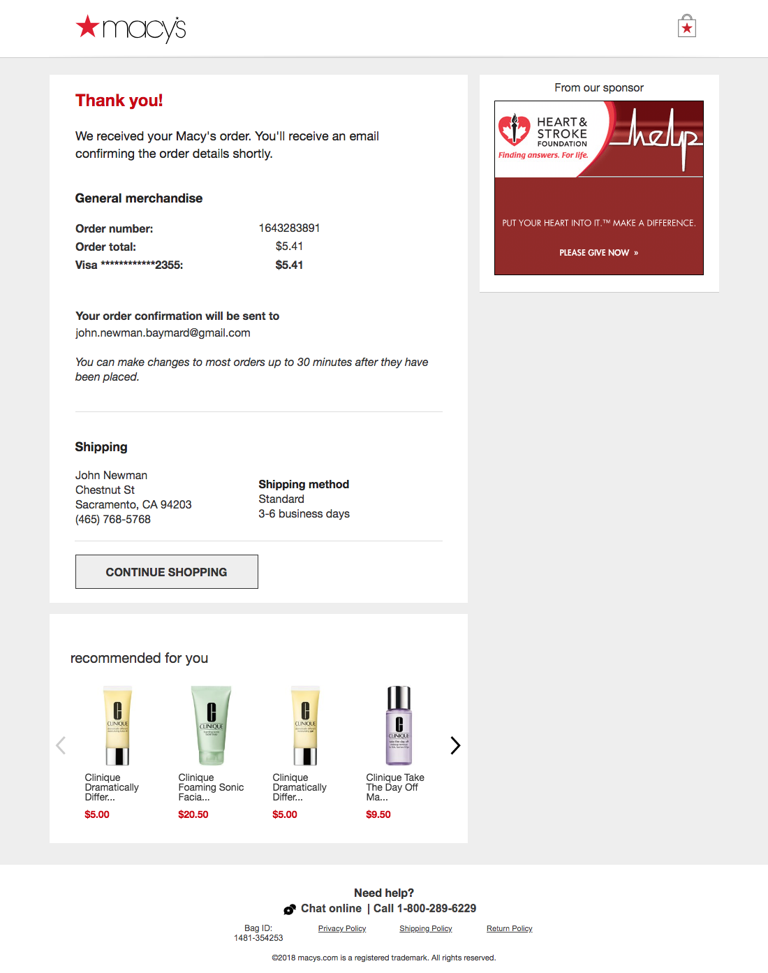 Desktop screenshot of Macy’s